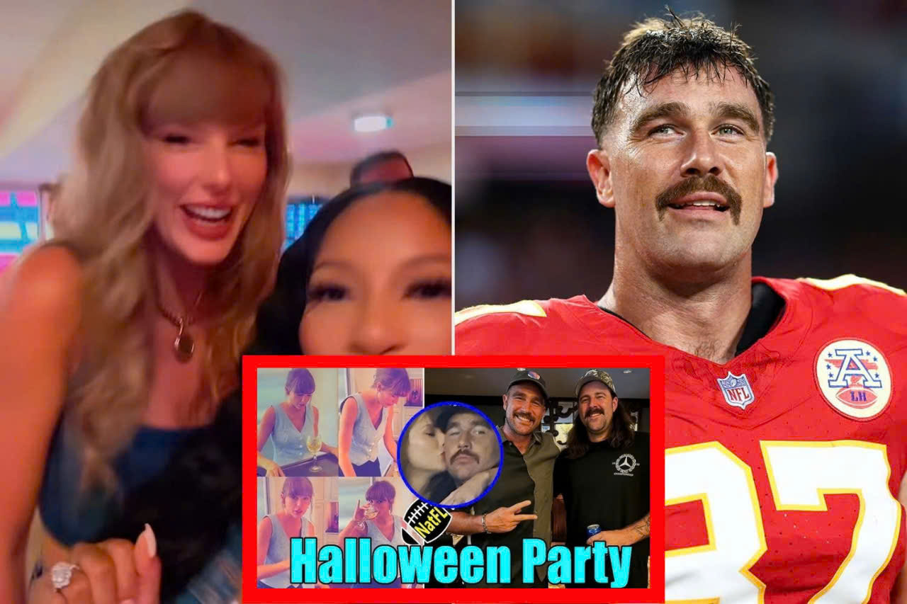 OMG! Travis Kelce & Taylor Swift celebrate Halloween with lavish party