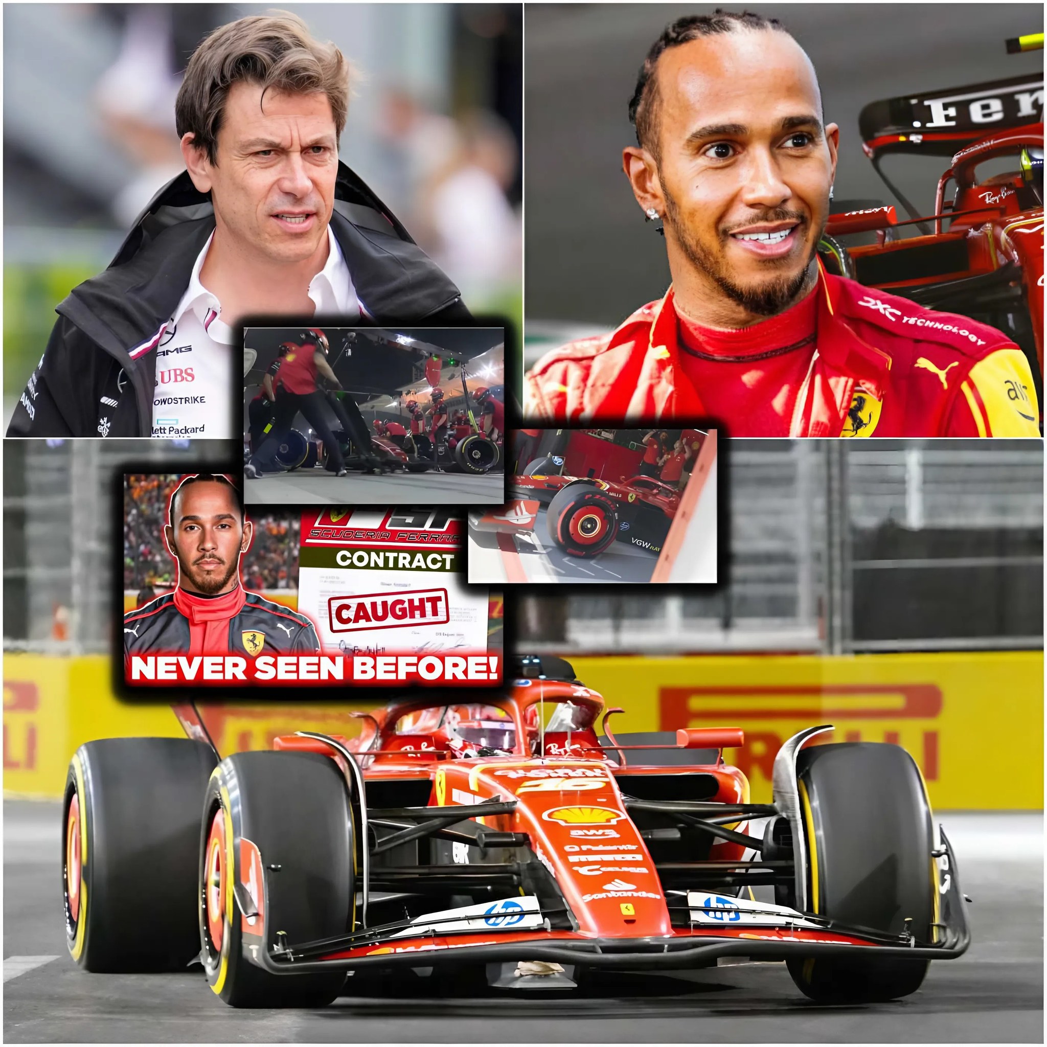 Hamilton'S Secret Talks With Ferrari? Leclerc’S Revelation! - xjvq2y1