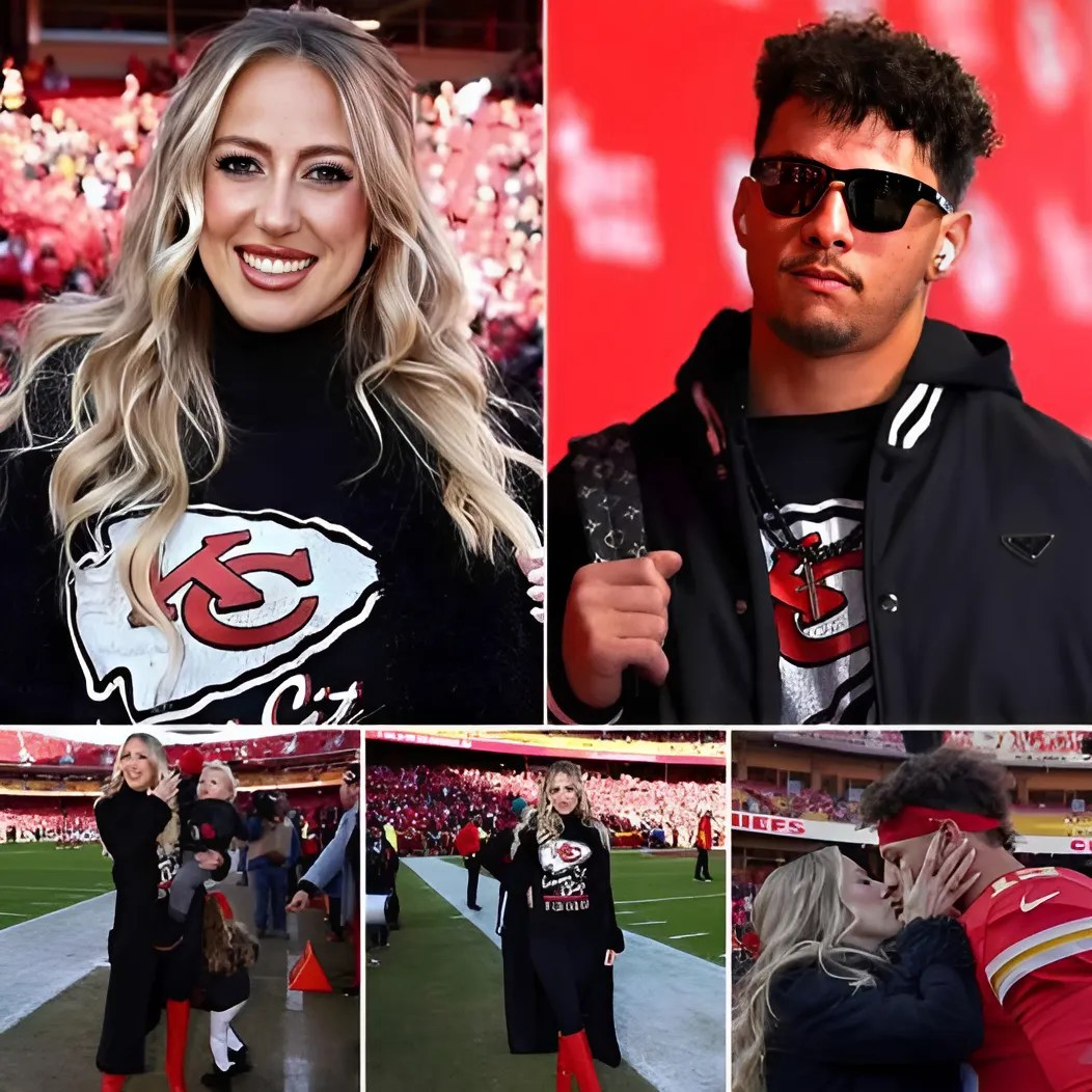 At the Chiefs vs. Raiders game, Patrick Mahomes and his wife Brittany
