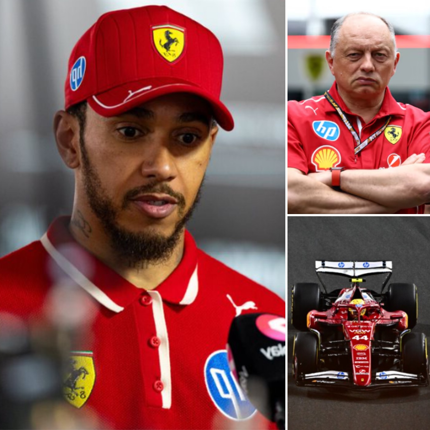 “I don’t know how long he’s been hiding this.” — Lewis Hamilton is